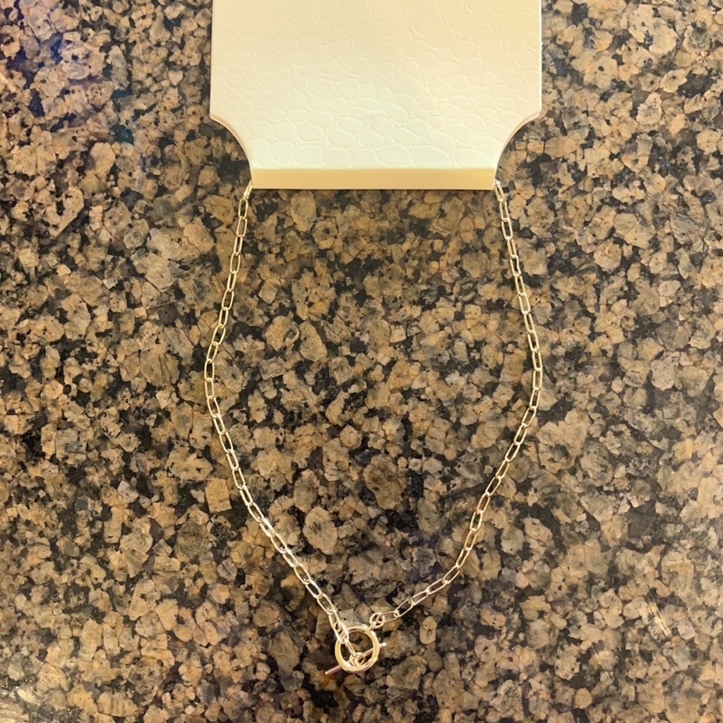 Gold Toggle Choker Necklace